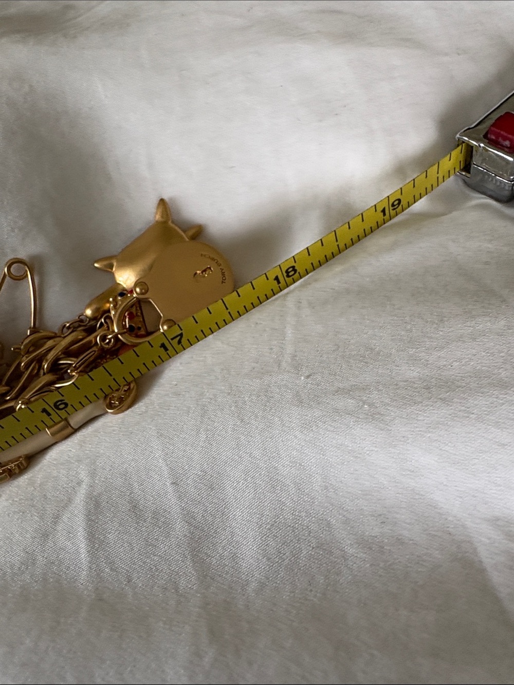 Vintage Tory Burch Charm Necklace - Picture 4 of 7
